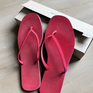 Rothy's Firecracker Red Sandals